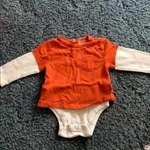 Baby boy long sleeve body suits 12 months